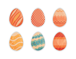 Playful Retro Easter Egg Set
