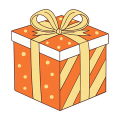 Gift box vector art