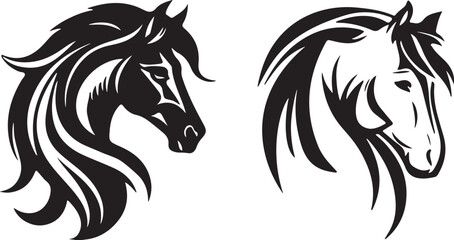 horse vector illustration art