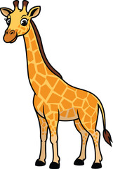 Obraz premium Cute Giraffe Vector