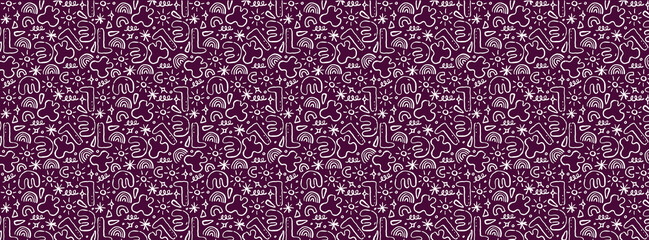 Abstract Seamless Background with Repetitive Lines

