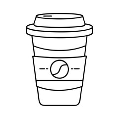 coffee cup icon, coffee cup vector illustration-simple illustration of coffee cup, perfect for coffee cup logos and icons