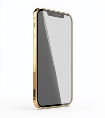 Luxurious gold smartphone