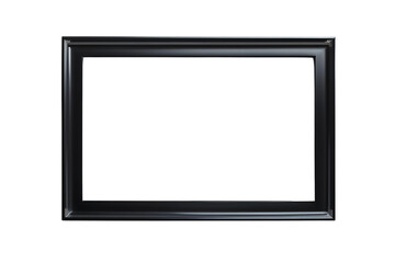 wooden frame isolated on white