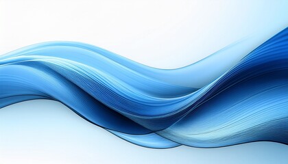 Obraz premium abstract blue wave background