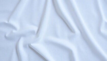 Obraz premium Abstract White Fabric Texture: Smooth, Draped, and Elegant. Texture Wallpaper Backdrop Background