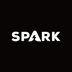 typography spark logo design inspiration