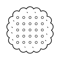 biscuit icon, biscuit vector illustration-simple illustration of biscuit, perfect for biscuit logos and icons