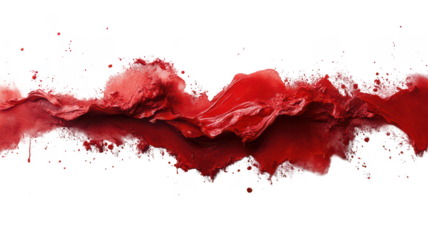 Blood Stains isolated on transparent background