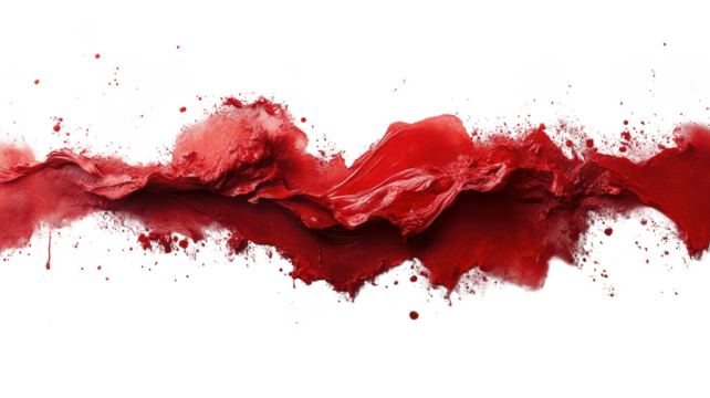 Blood Stains isolated on transparent background
