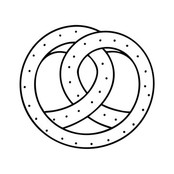 recommend clip art: pretzel icon, pretzel vector illustration-simple illustration of pretzel, perfect for pretzel logos and icons
