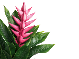 Vibrant pink flower cutout background botanical display home decor indoor close-up view nature aesthetics