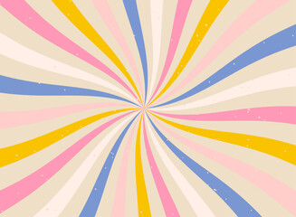 Abstract striped pattern. Pop art background. Pink candy background. Whirlpool background. Twisted background. Swirl pattern. Lollipop pattern.