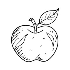 apple icon, apple vector illustration-simple illustration of apple, perfect for apple logos and icons