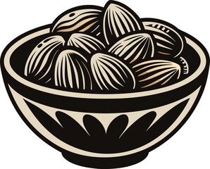 bowl of fruit on a transparent background