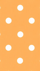 An orange background with white dots in a seamless pattern that is visually pleasing
