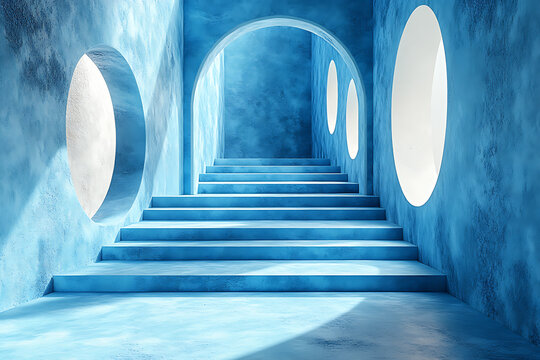 Light blue technological background with minimal 3D objects, creating a clean and modern scene for tech, presentations, and digital branding visuals.

