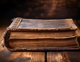 a piece of aged paper is pinned to a rustic wooden wall showcasing its worn edges and inviting thoughts for creative writing or important notices