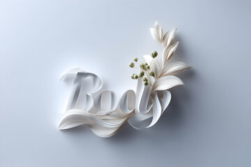 Obraz premium Elegant paper-cut 