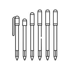 pen refills icon, pen refills vector illustration-simple illustration of pen refills, perfect for pen refills logos and icons