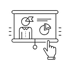 presentation clicker icon, presentation clicker vector illustration-simple illustration of presentation clicker, perfect for presentation clicker logos and icons