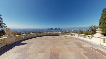 Open road scenic los angeles cityview landscape photography