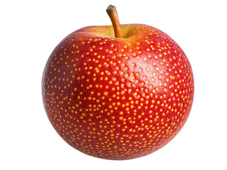 Fototapeta premium Fresh red apple on cutout background fruit photography studio environment bright colors