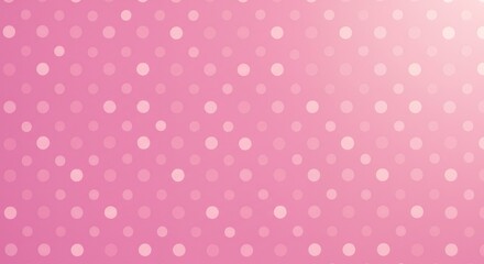 Pink Polka Dot Background with Gradient Effect