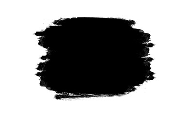 Abstract brush stock isolated on transparent PNG file