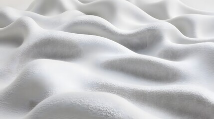Obraz premium Abstract White Fabric Texture Background Soft Waves