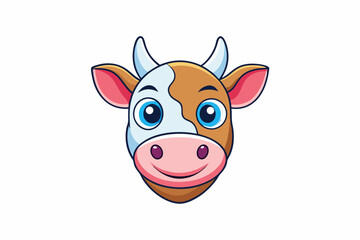funny cow cartoon