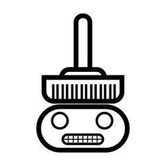 AI Network with Nodes Icon