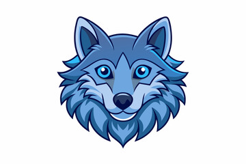 Naklejka premium vector illustration of a dog