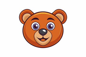 Obraz premium brown bear cartoon