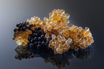 Elegant Sterlet Caviar Studio Shot