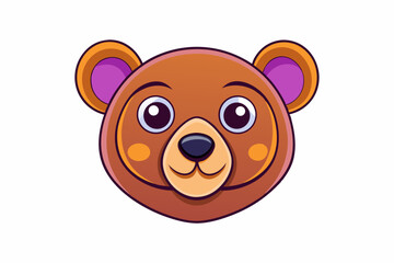 Obraz premium brown bear cartoon