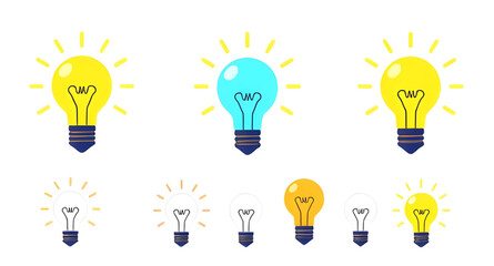 light bulb idea concept