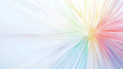 Obraz premium Abstract Colorful Burst Design