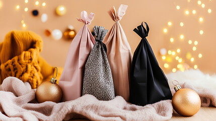 Classy Gift Bag Collection with Holiday Decor