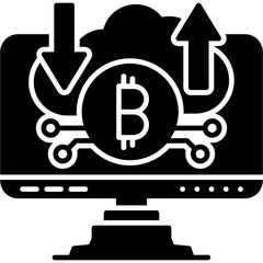 Cloud Mining Icon