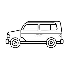 hearse icon, hearse vector illustration-simple illustration of hearse, perfect for hearse logos and icons