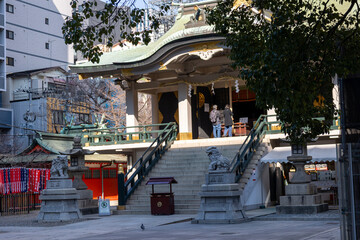 大阪／難波神社本殿（2024年12月撮影）