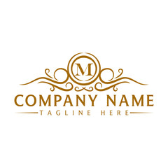 Calligraphic border divider frame design