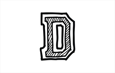 Elegant Letter D logo Vector Template Initial Letter D Logo Design. Creative And Modern D logo