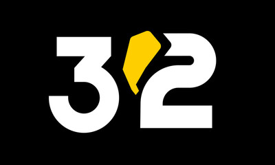 excavation number yellow logo simple modern unique