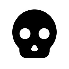 Skull Icon Vector Illustration