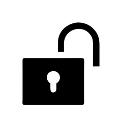 Unlock Icon Vector Illustration