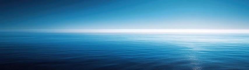 Obraz premium Tranquil Ocean Horizon (1)