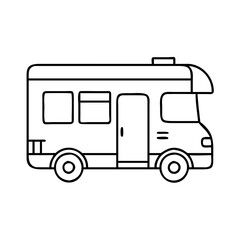 rv recreational vehicle icon, rv recreational vehicle vector illustration-simple illustration of rv recreational vehicle, perfect for rv recreational vehicle logos and icons