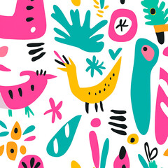  pattern with funny animals